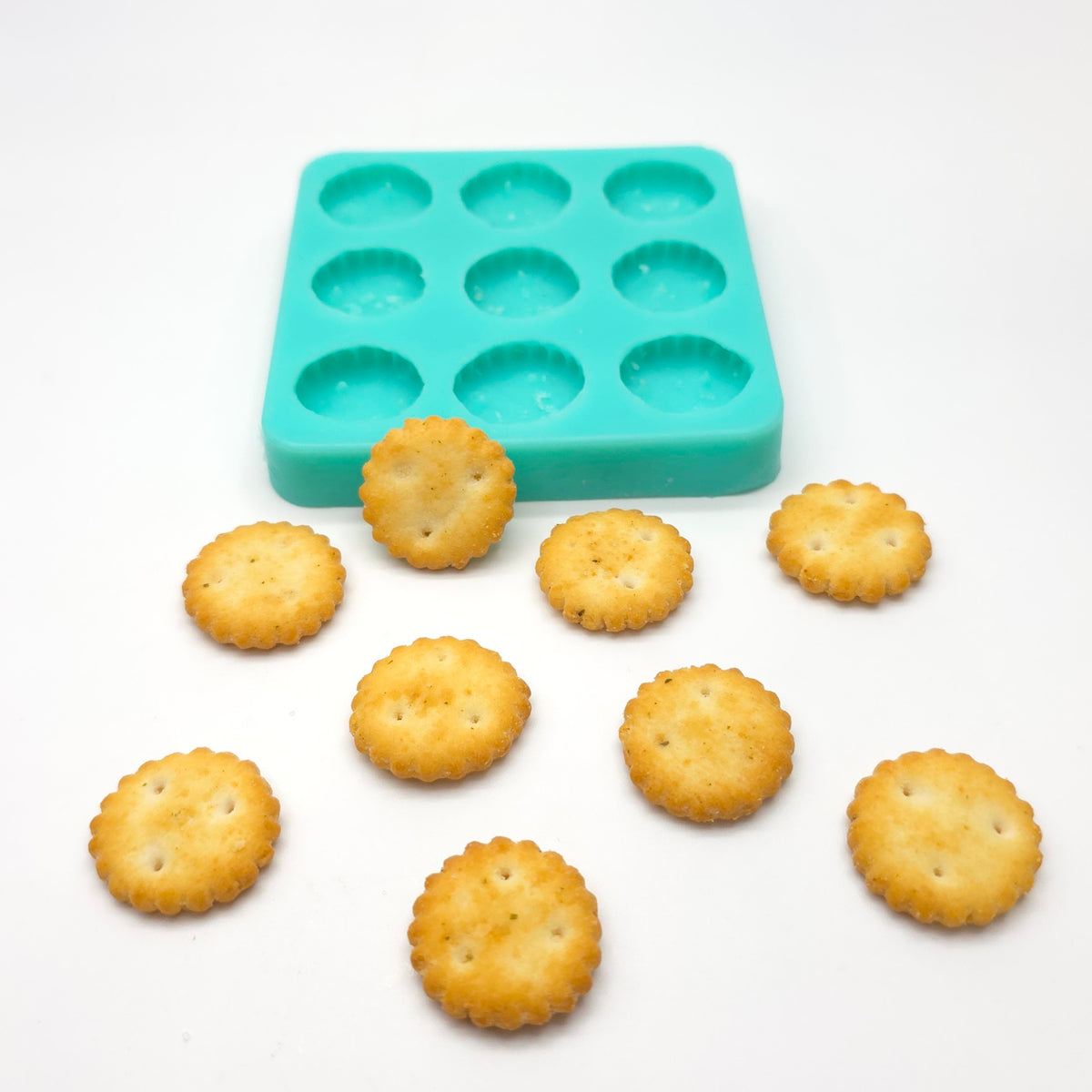 Mini cookie cracker Silicone mold Versatile Silicone Mold – For Edible Crafts, Resin, Clay, Wax, Pet Treats & More – Handmade in Canada NT059