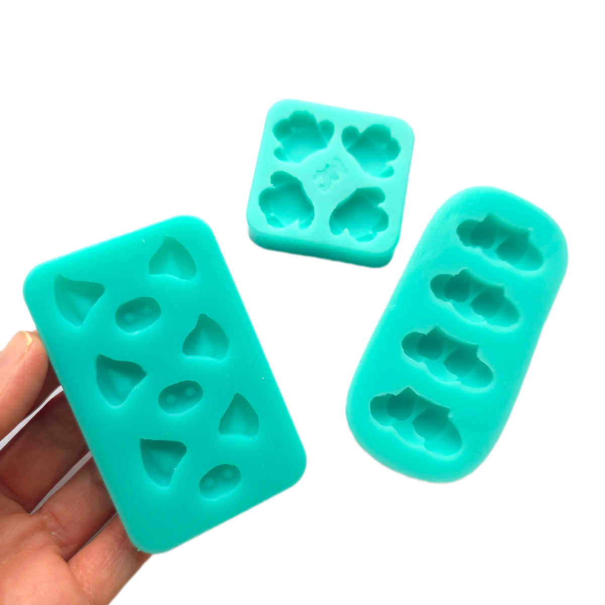 Silicone Mold for Cake Pop Decoration Set of 3, Makes Only Animal Lower Body (Does Not Make Head) Perfect for Chocolate, Fondant, and Candy Cute Bottoms Mold for DIY Cake Pops