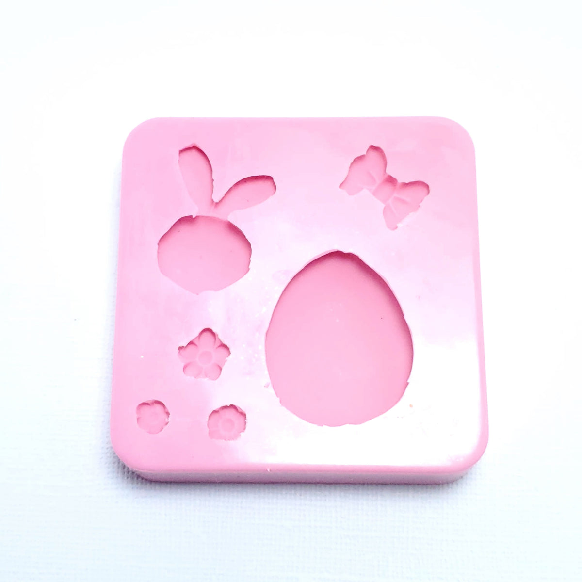Cute Bunny on Egg Multi-Project Silicone Mold MS181 for Crafts and Baking