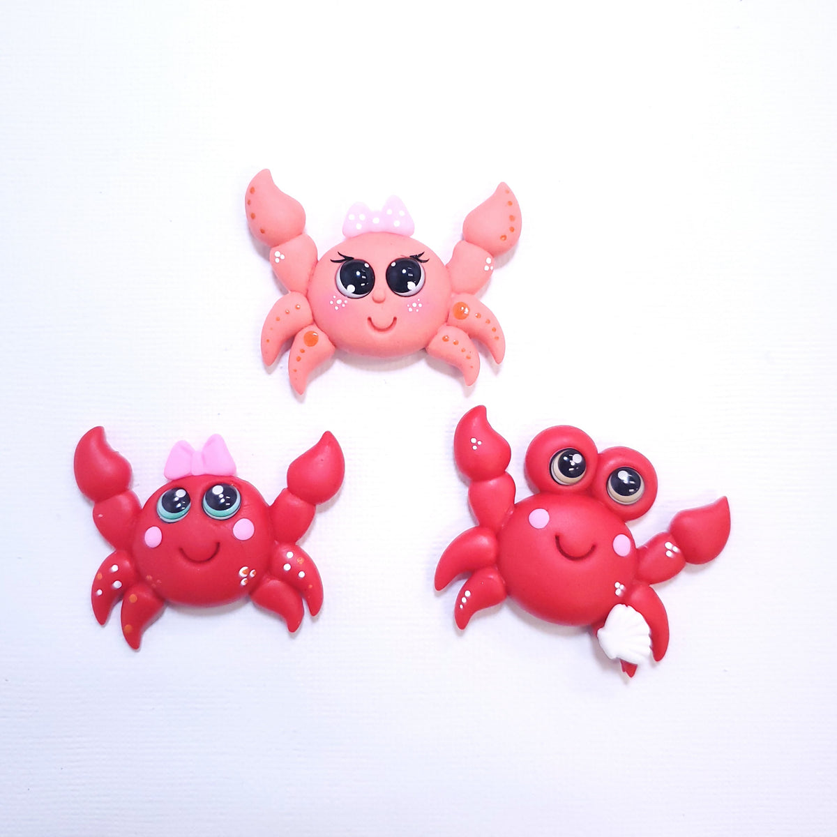 Cute Crab Silicone Mold for Fondant, Resin, Clay, Miniatures and Cupcake Decor