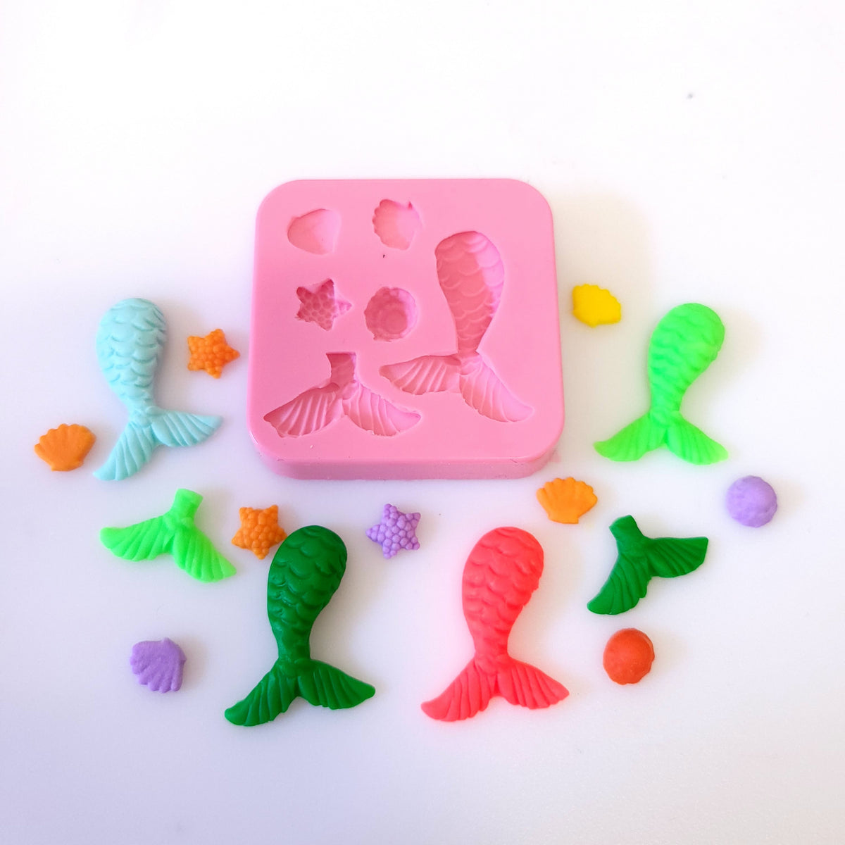 Mini Mermaid Tails Under the Sea Multi Project Silicone Mold MS468