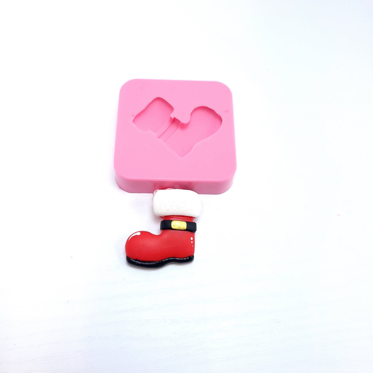 Christmas Stocking Boots Silicone Mold for Resin Fondant Clay Crafts