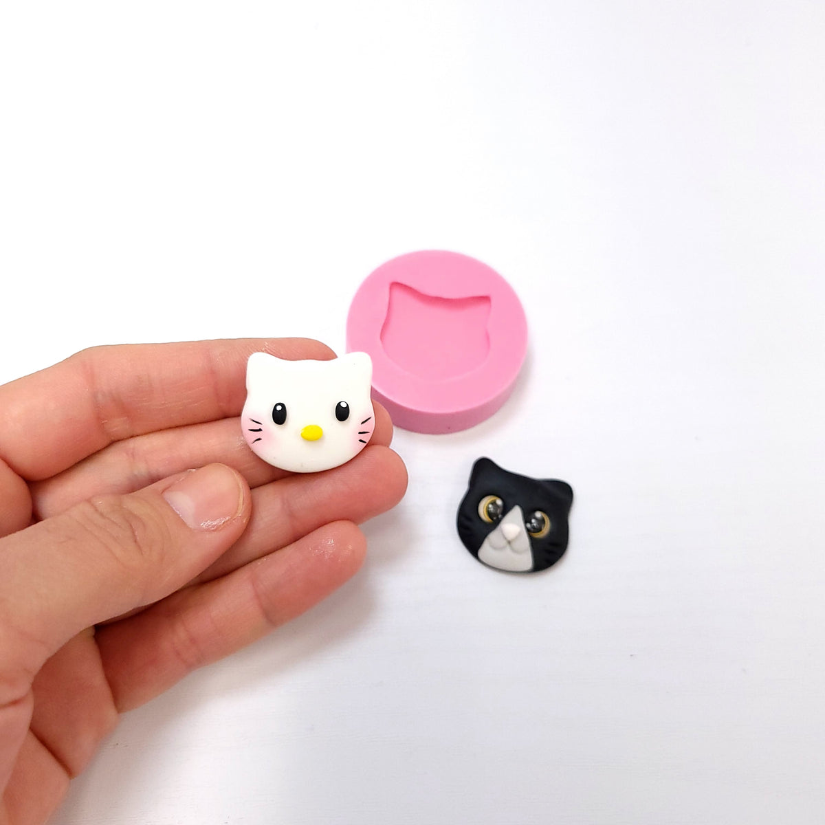 Cute Small Kitty Cat Multi Project Silicone Mold MS822