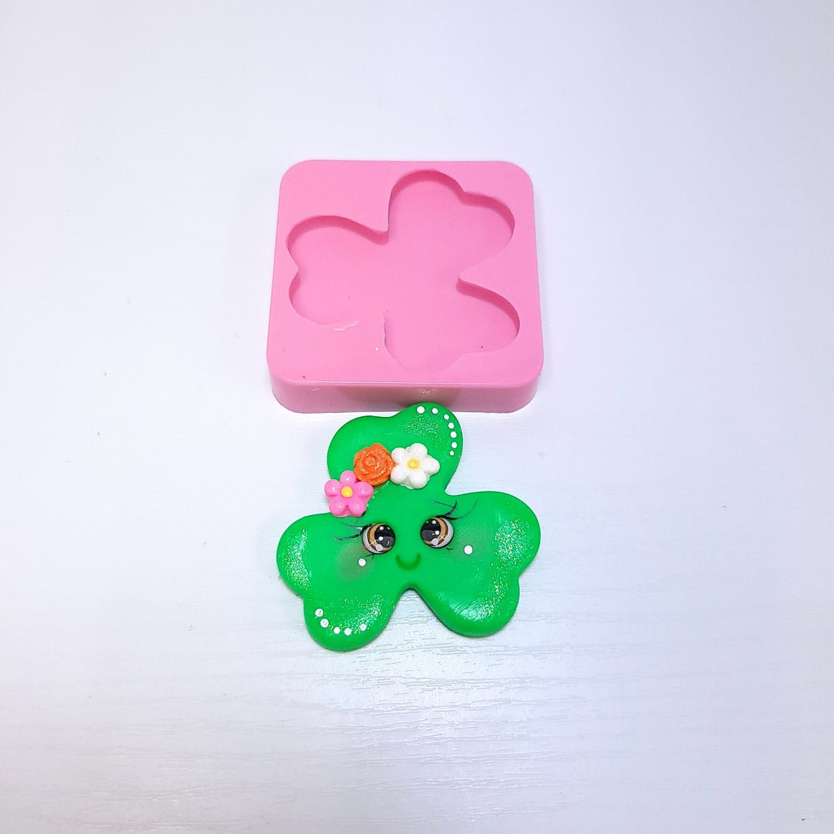 Clover St Patrick Silicone Mold for Cakes Resin Clay Miniatures MS793
