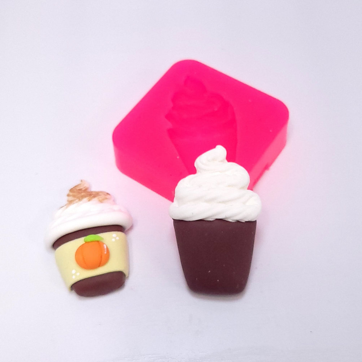 Cup with Whipped Cream Multi-Project Silicone Mold MS833 for Crafts & Baking