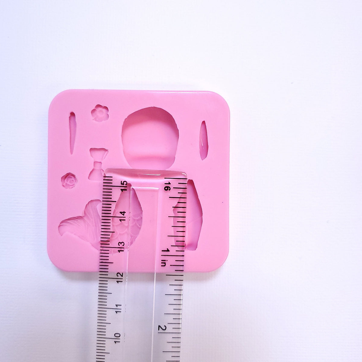 Mermaid Dolls silicone mold, polymer clay mini dolls Multi-Project Silicone mold NC101