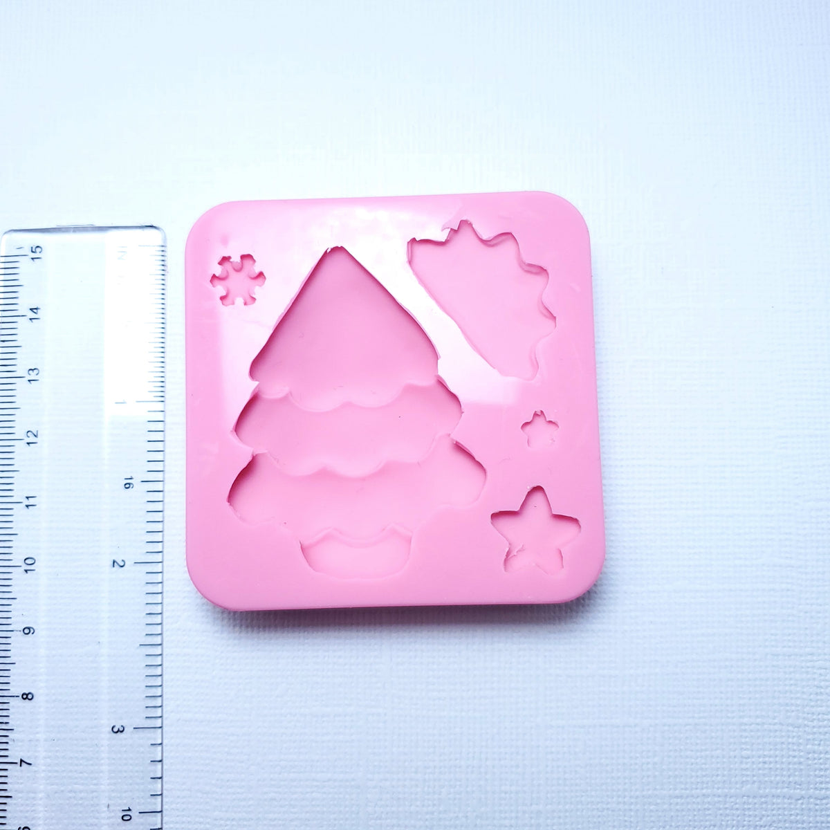 Christmas Tree Silicone Mold for Fondant Resin Polymer Clay Crafts