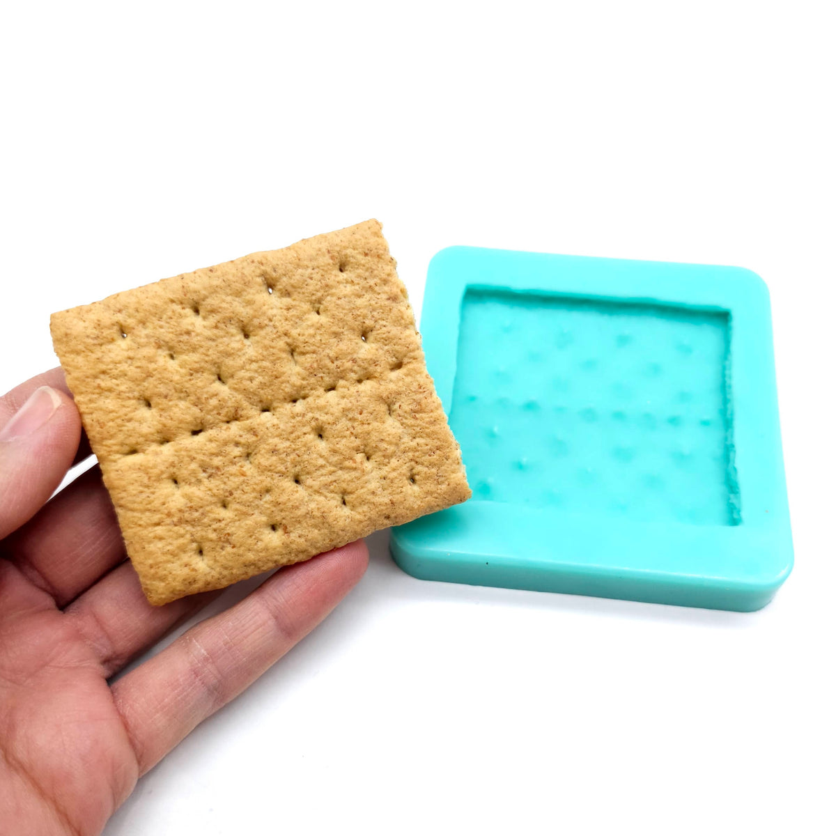 S'mores Graham cracker mold chocolate and/or Marshmallow Silicone mold Bundle option Mold for Wax,  Mold for Resin