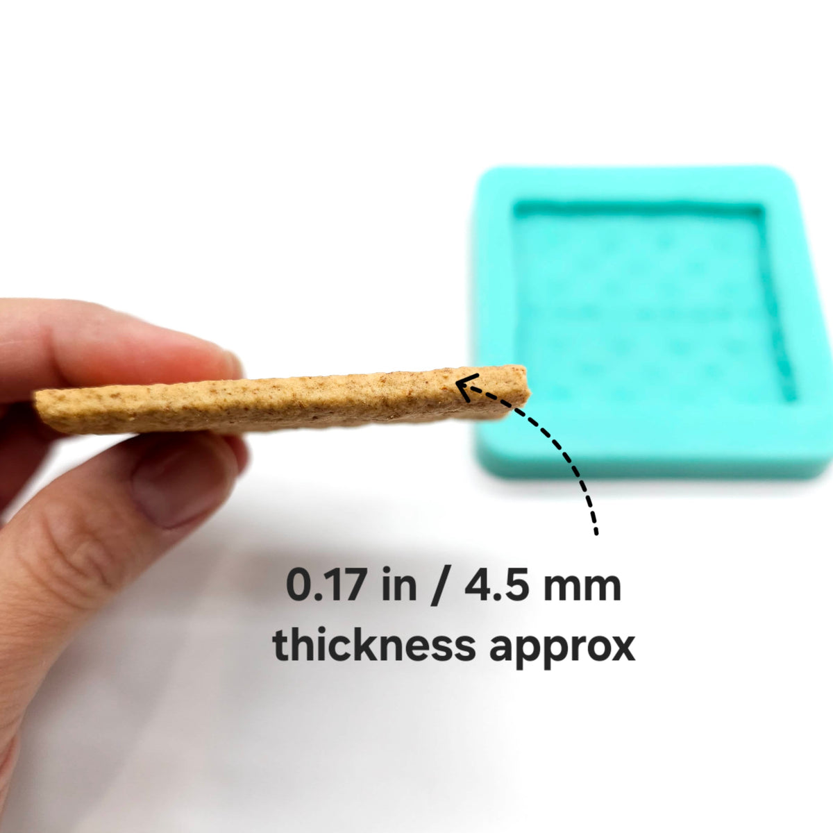 Graham crackers honey Mold Wax mold Resin mold Soap mold Realistic Flexible mold NC013