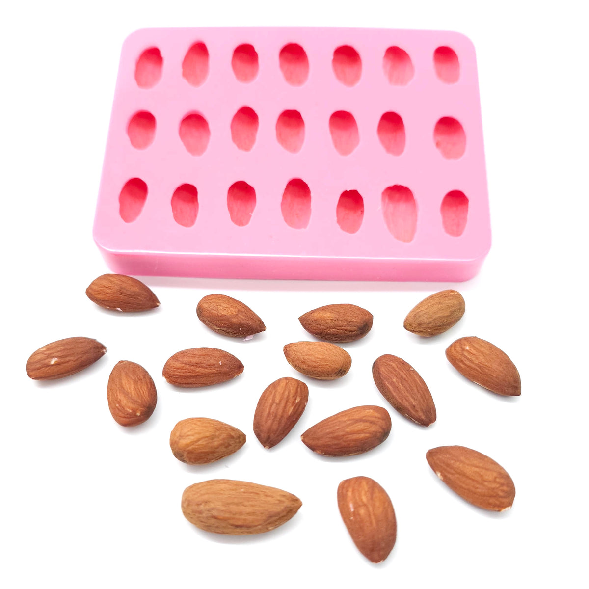 Almond Silicone Mold, realistic almods Soap and candle mold NS004
