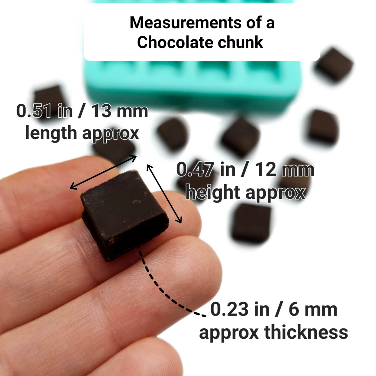 Chocolate drops mold mini Chocolate chip mold Candle Silicone Mold Soap Mold for Resin Wax melts mold Wax melts
