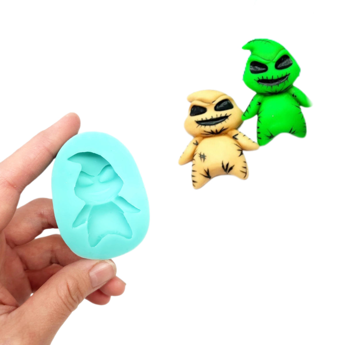 Boogie green monster mold, Halloween green monster mold, cake decorating mold, cake pop mold   NS049