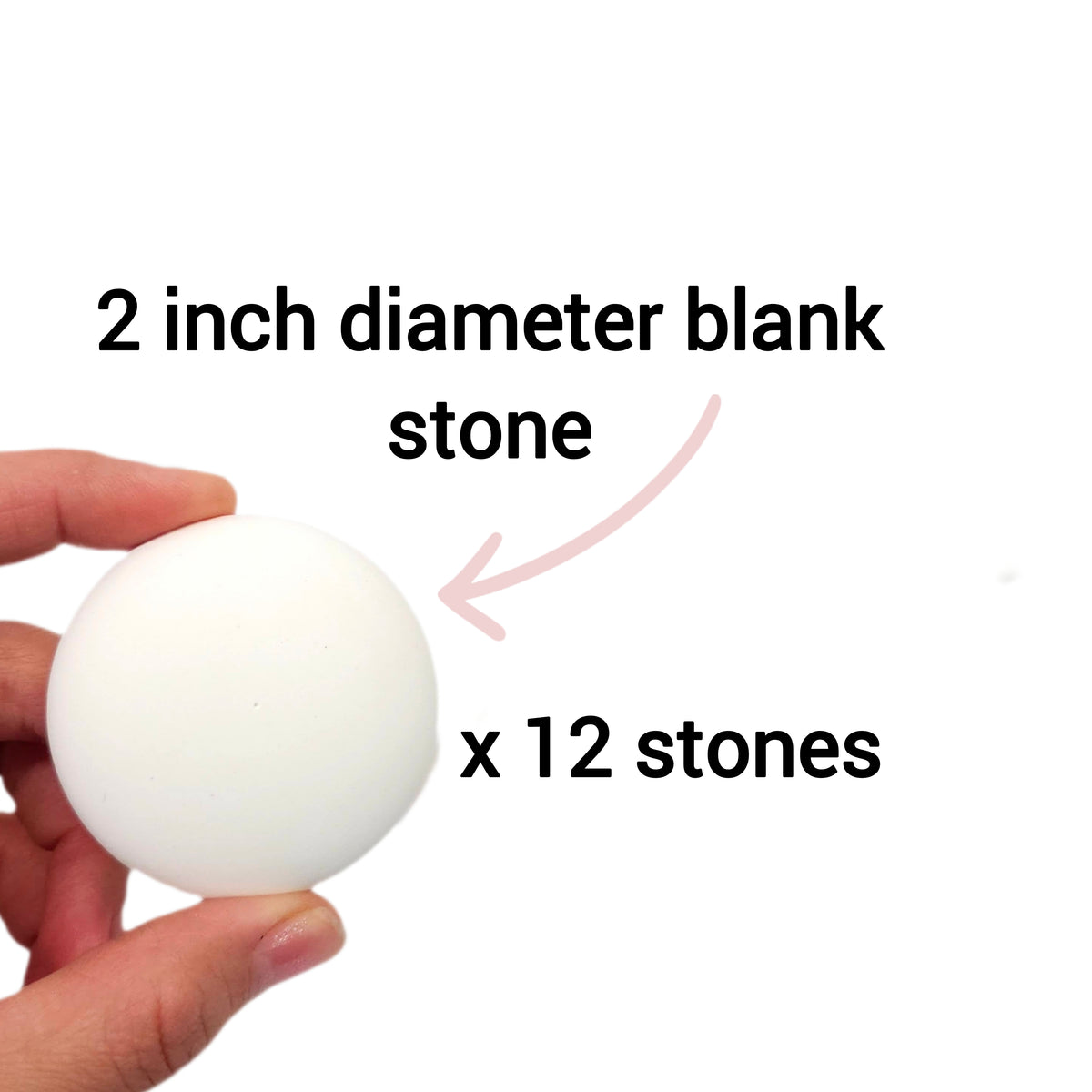 2 inch set of 12 Paintable Craft Handmade Stones for Kids and Family Activity, School Gift, Holiday Fun, Creativity painting stones kids