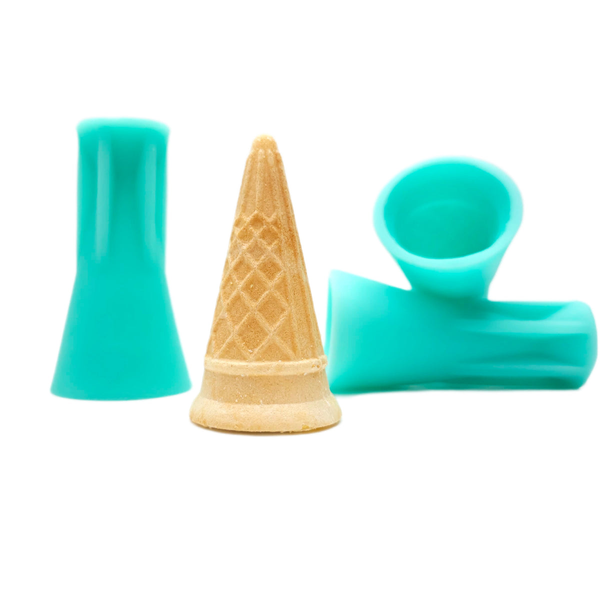 Mini cone silicone mold fake food making mold, candle making mold, resin ice cream cone mold, wax melts mold, pottery mold polymer clay mold chocolate mold
