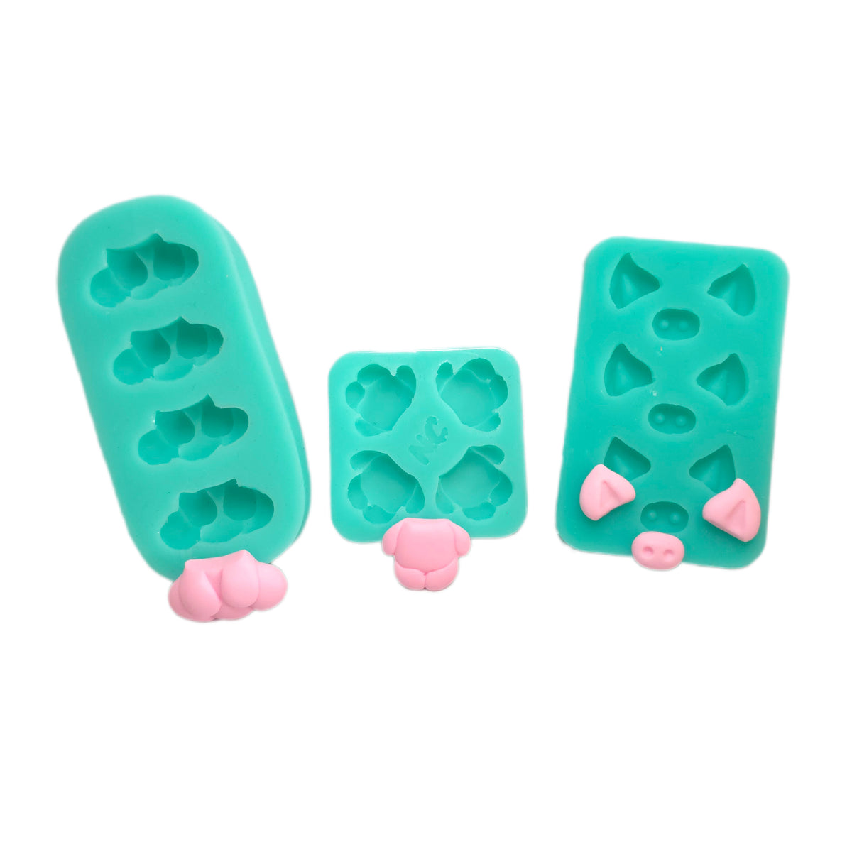 Silicone Mold for Cake Pop Decoration Set of 3, Makes Only Animal Lower Body (Does Not Make Head) Perfect for Chocolate, Fondant, and Candy Cute Bottoms Mold for DIY Cake Pops