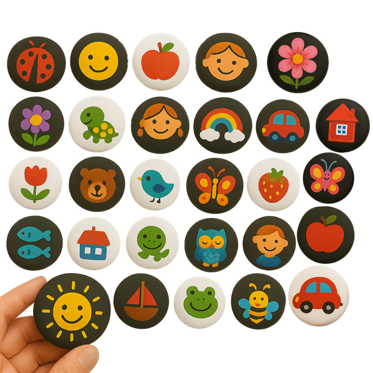 DIY Painting Stones – 3" Handmade Craft Set for Kids, Artists & Families | Relaxing & Educational Art Activity