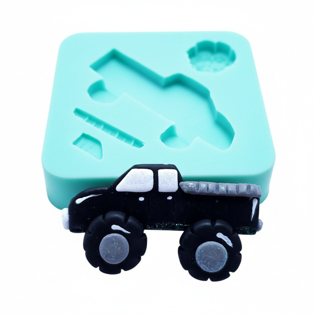 Monster Truck Multi-Project Silicone Mold MS158 for Crafts, Resin, Fondant