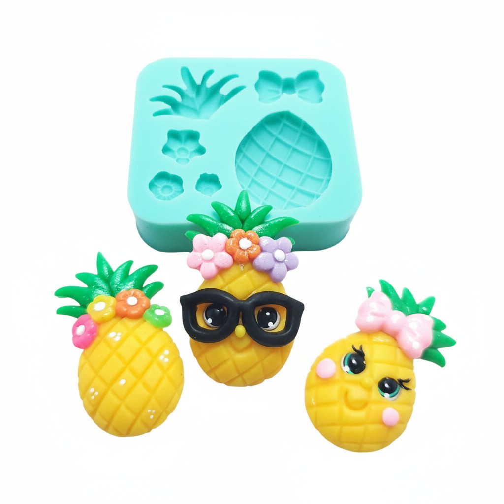 Pineapple Summer Multi Project Silicone Mold for Cute Crafts Baking and Resin MS220