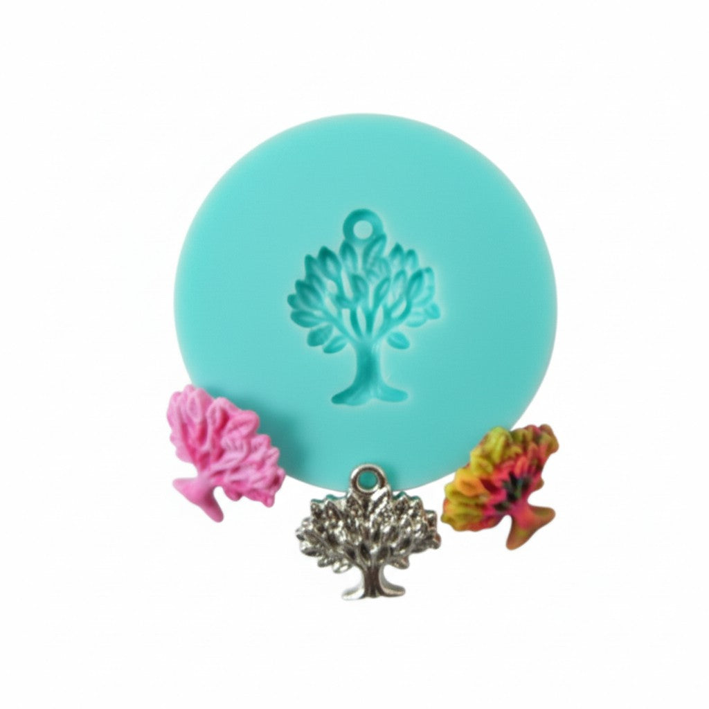 Mini Tree Silicone Mold for Resin, Clay, Fondant, Jewelry and Crafts