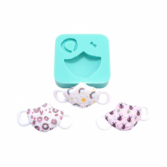 Mini Mask Multi-Project Silicone Mold for Cake Resin Clay Crafts MS344