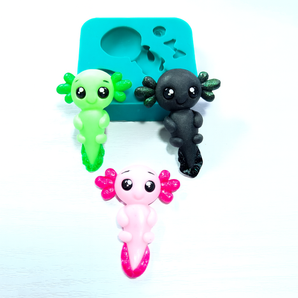 Cute Axolotl Multi-Project Silicone Mold MS428 for Crafts & Baking