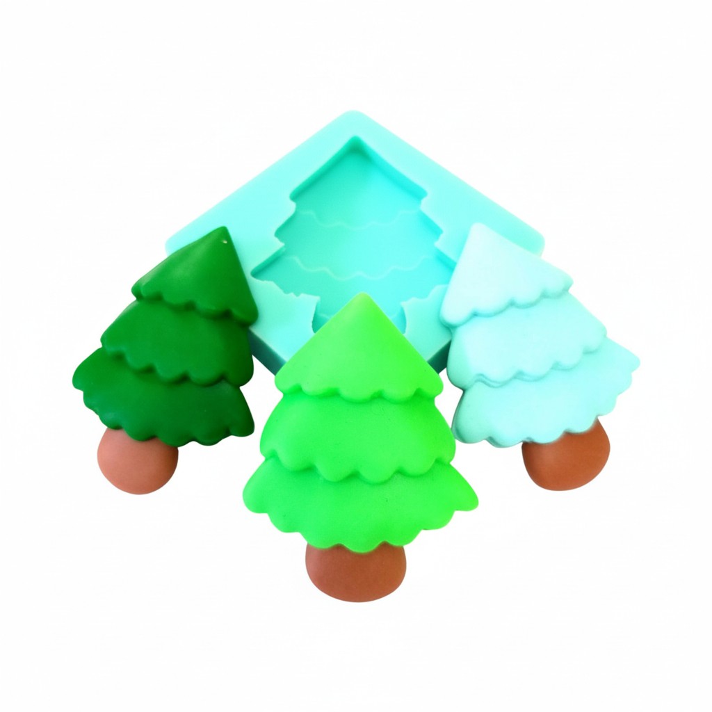 Christmas Tree Multi-Project Silicone Mold MS485 for Cake Decorating, Resin and Clay Crafts