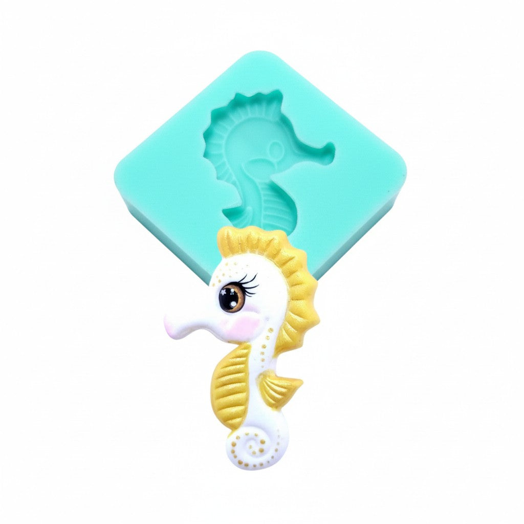 Seahorse Multi-Project Silicone Mold for Fondant Resin Clay Crafts MS515