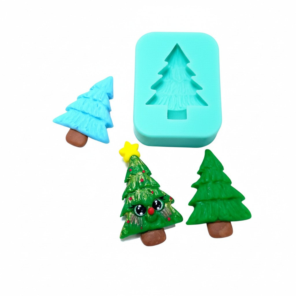 Christmas Tree Multi-Project Silicone Mold for Fondant Resin Clay Crafts MS542