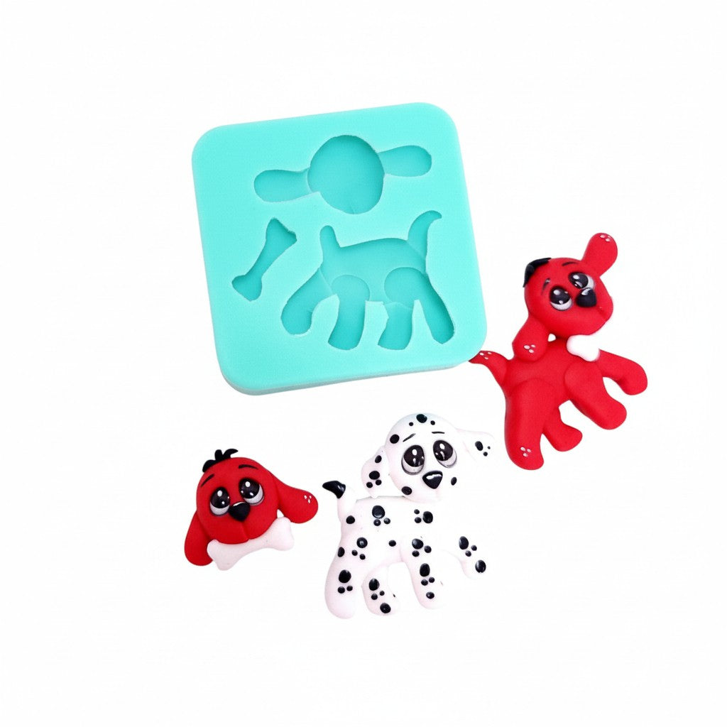 Red Dog Multi Project Silicone Mold MS703 for Miniatures Cake and Resin