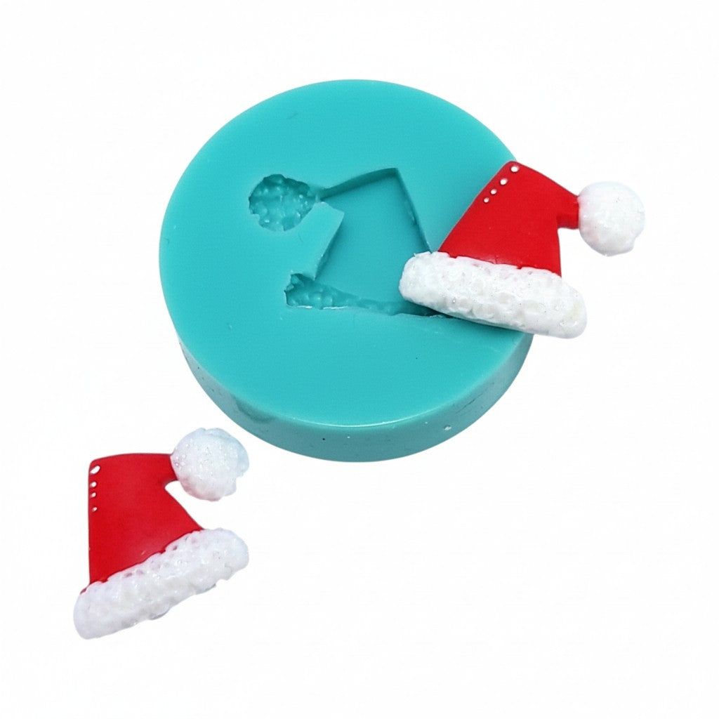 Santa Hat Miniature Silicone Mold for Fondant Resin Clay Jewelry Crafts MS734