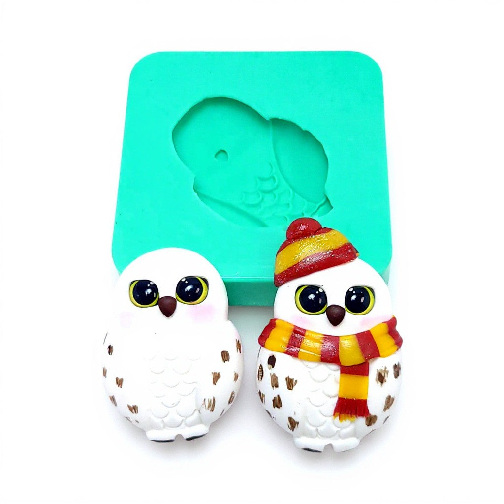 Snowy Owl Silicone Mold MS746 for Cake Resin Miniatures Crafts