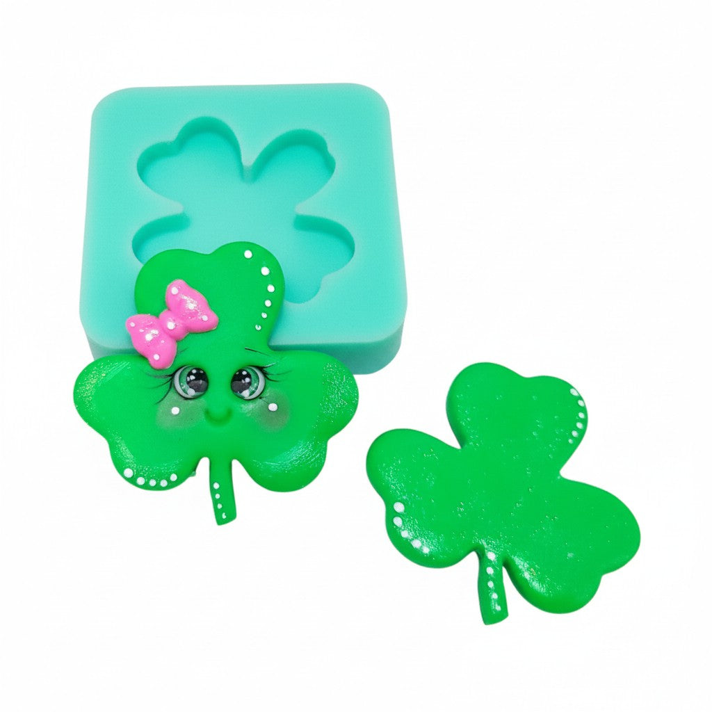 Clover St Patrick Silicone Mold for Cakes Resin Clay Miniatures MS793