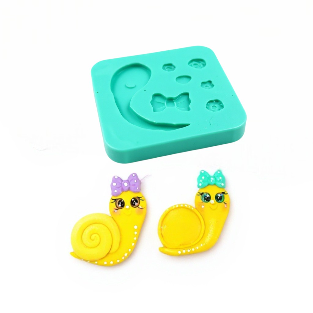 Snails Mega Bundle DIY Kit Silicone Mold for Cake Resin Clay Crafts MS808