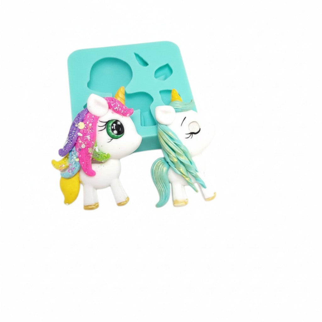 Unicorn Multi-Project Silicone Mold for Fondant Resin Clay Crafts MS873