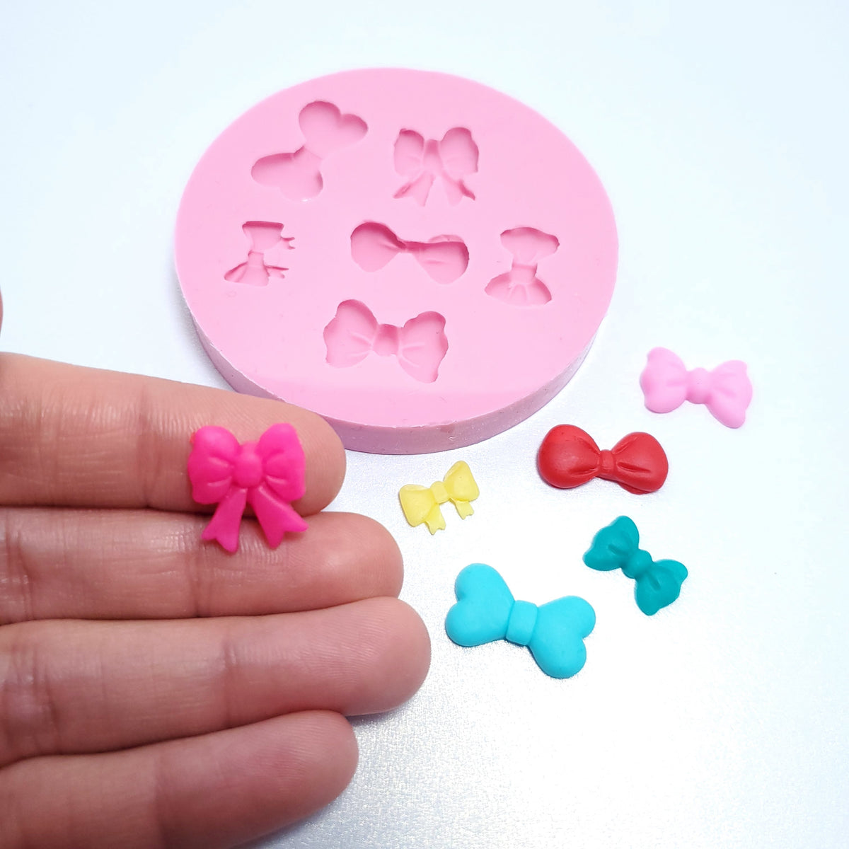 Miniature Bows Multi-Project Silicone Mold for Crafts and Cake Decorating MS013