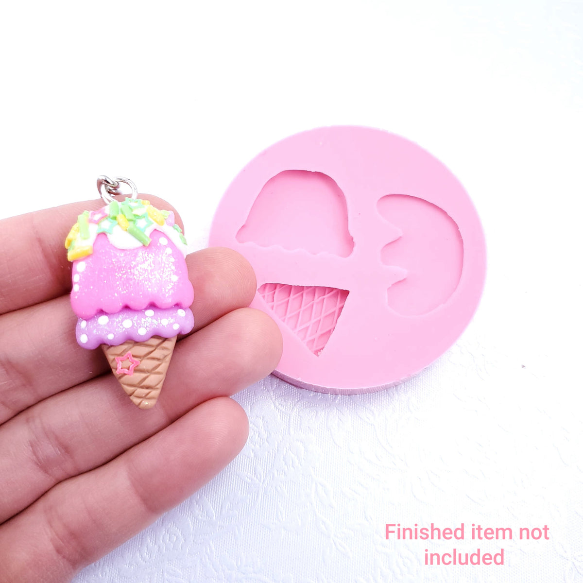 Ice Cream Cone Multi Project Silicone Mold MS010 for Crafts & Baking