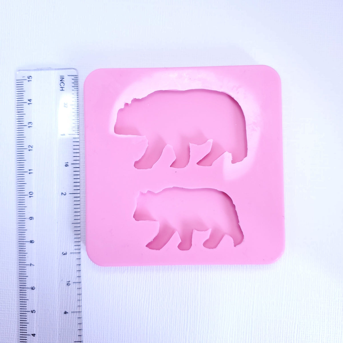 Mama Bear Baby Bear Silicone Mold for Fondant Resin Clay Crafts