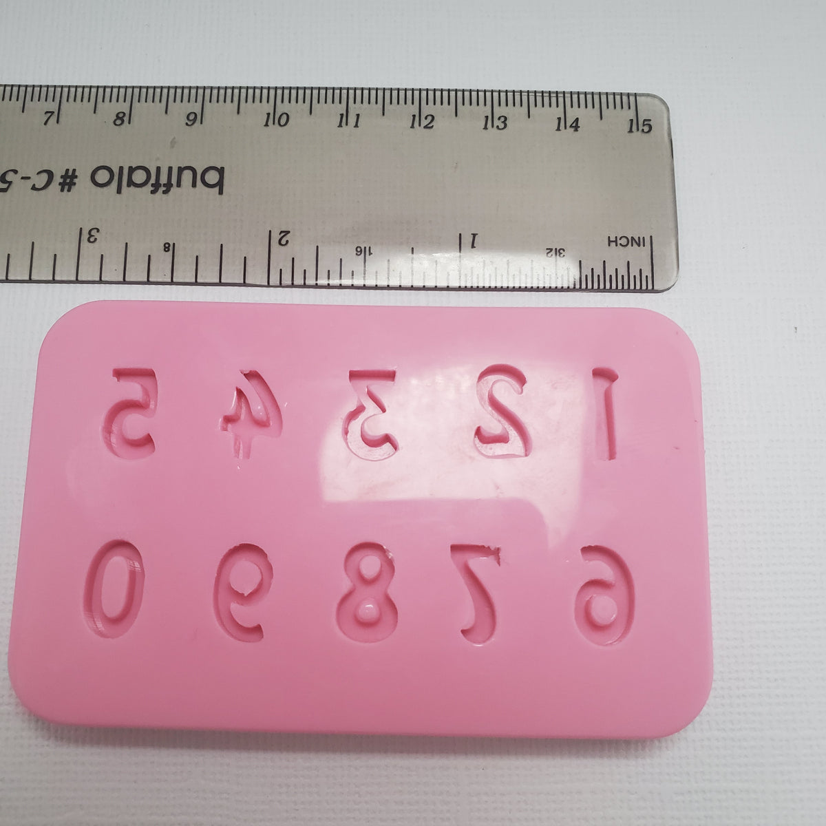 Numbers Silicone Mold for Fondant, Resin, Clay, Miniatures and Cake Decorating