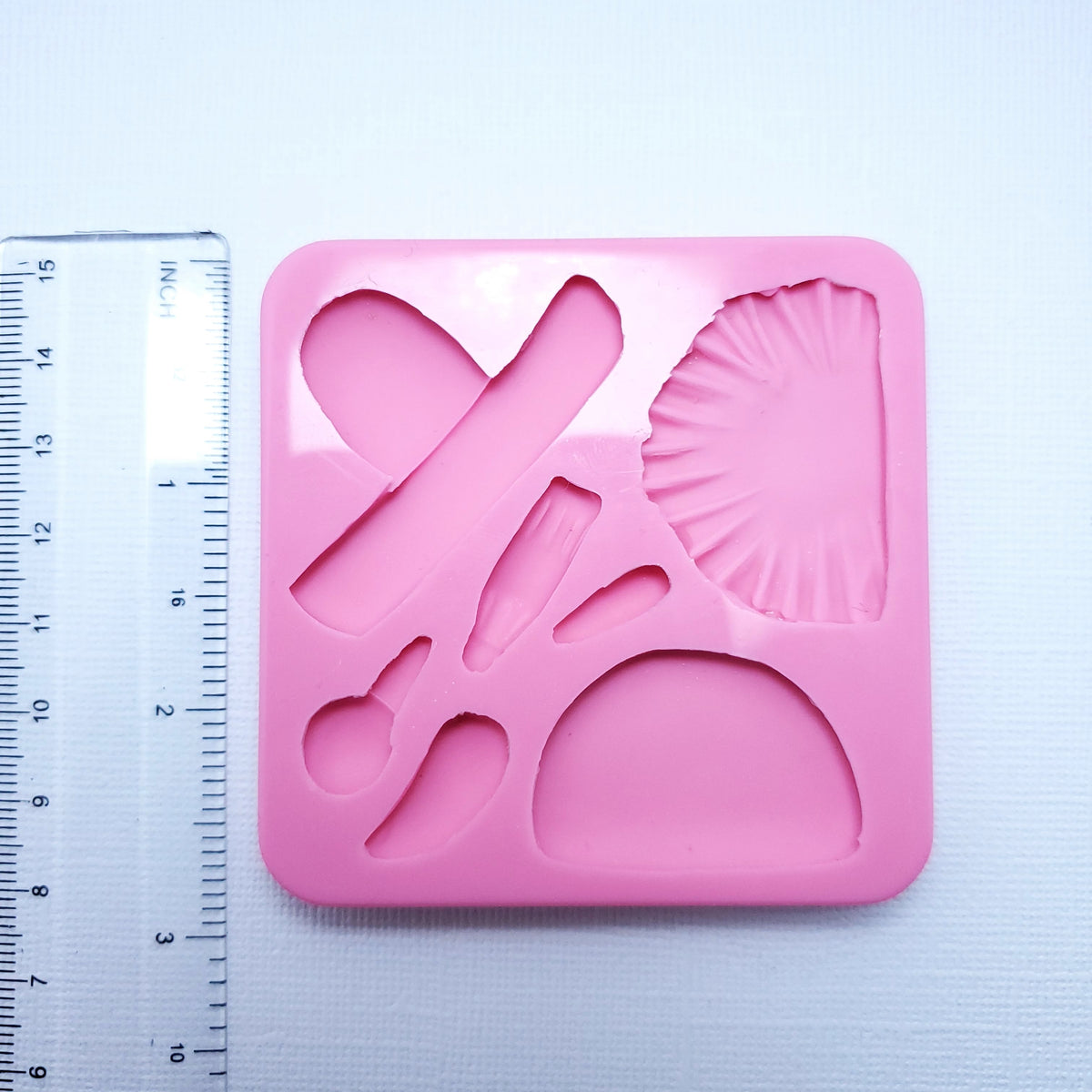 Taco Sombrero Accessories Multi-Project Silicone Mold for Crafts MS062