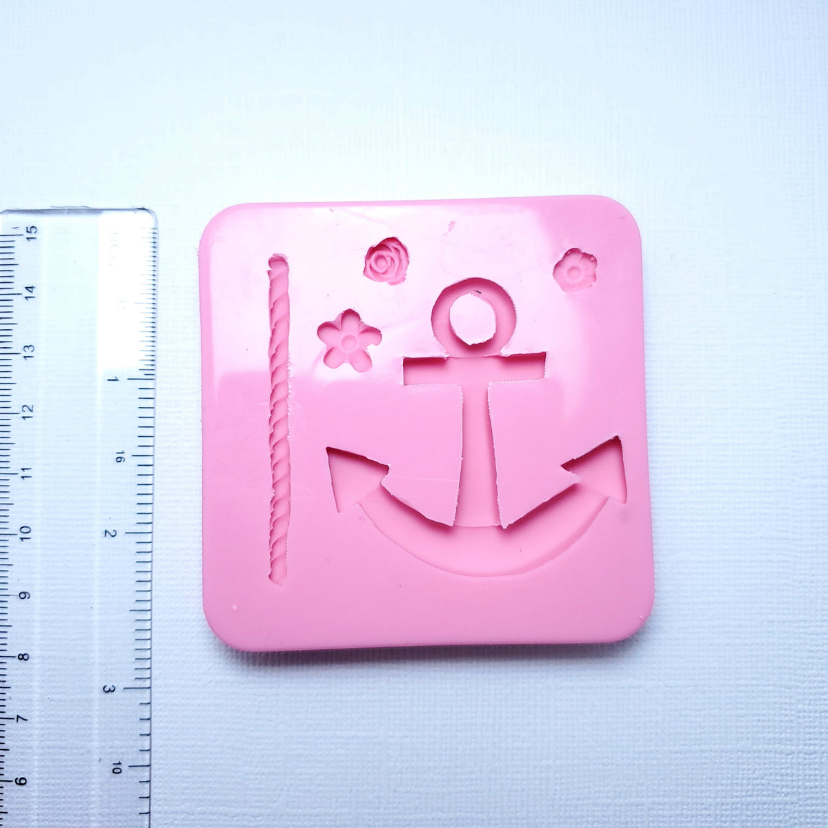 Floral Anchor Multi-Project Silicone Mold for Fondant, Resin, Clay Crafts