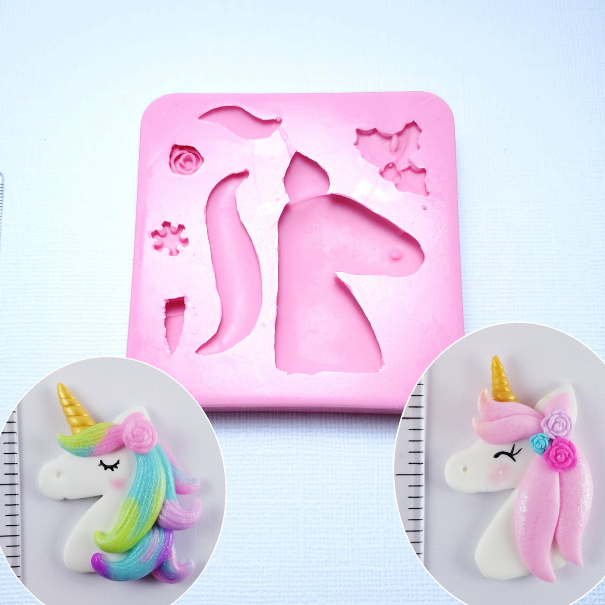 Unicorn Horse Silicone Mold for Cake Decorating, Resin, Fondant and Clay Crafts