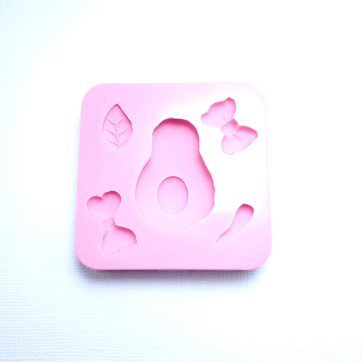 Cute Avocado Multi-Project Silicone Mold for Crafts Baking Jewelry MS074