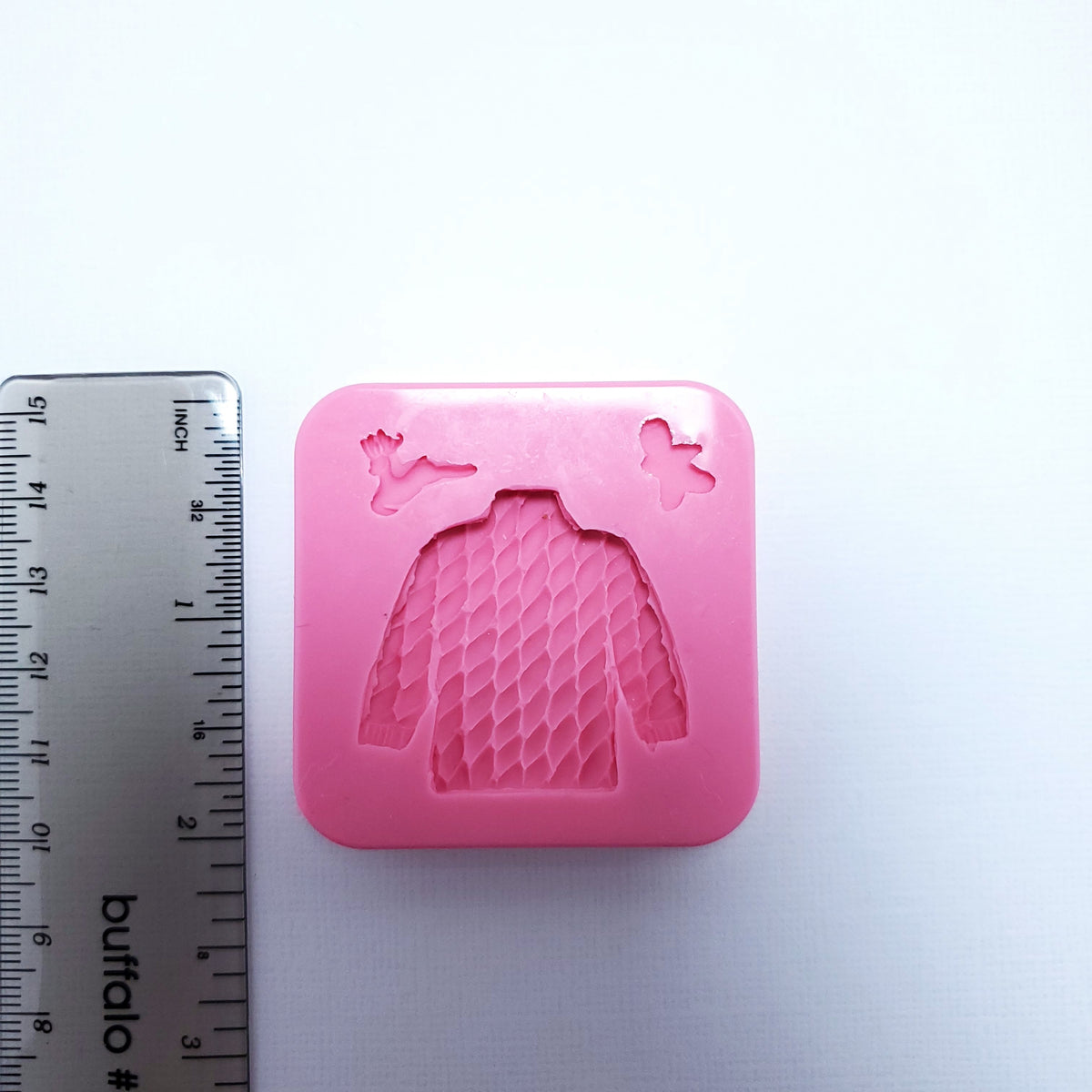 Ugly Christmas Sweater Silicone Mold for Resin Fondant Polymer Clay Miniatures
