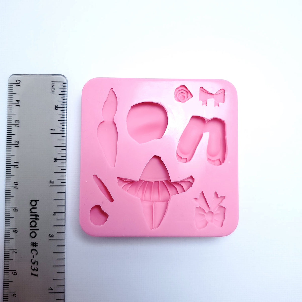 Ballerina Princess Dolls Multi-Project Silicone Mold MS087 for Crafts and Decoration