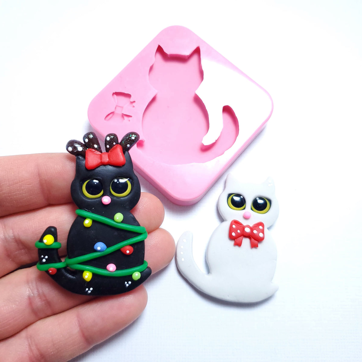 Awesome Cat Multi-Project Silicone Mold MS098 for Crafts and Baking