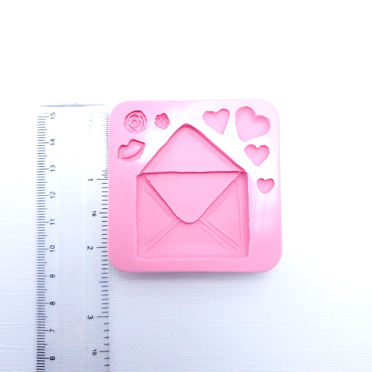 Love Letter Envelope Silicone Mold Set for Fondant Resin Clay Jewelry Making