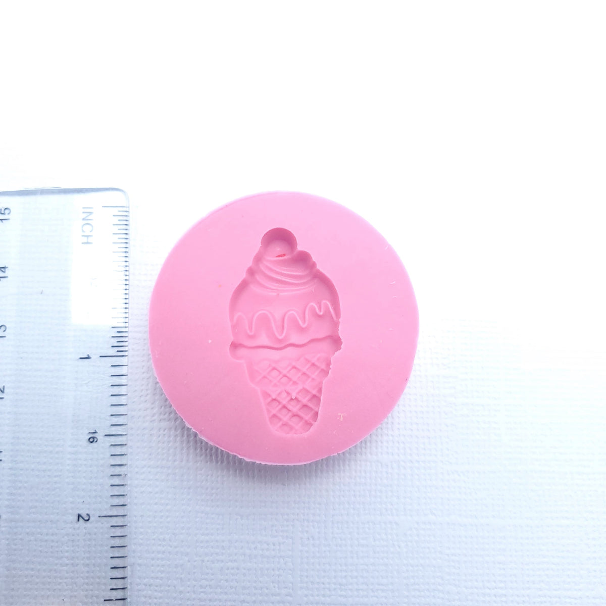 Ice Cream Cone Silicone Mold for Fondant, Resin, Clay and Jewelry Making