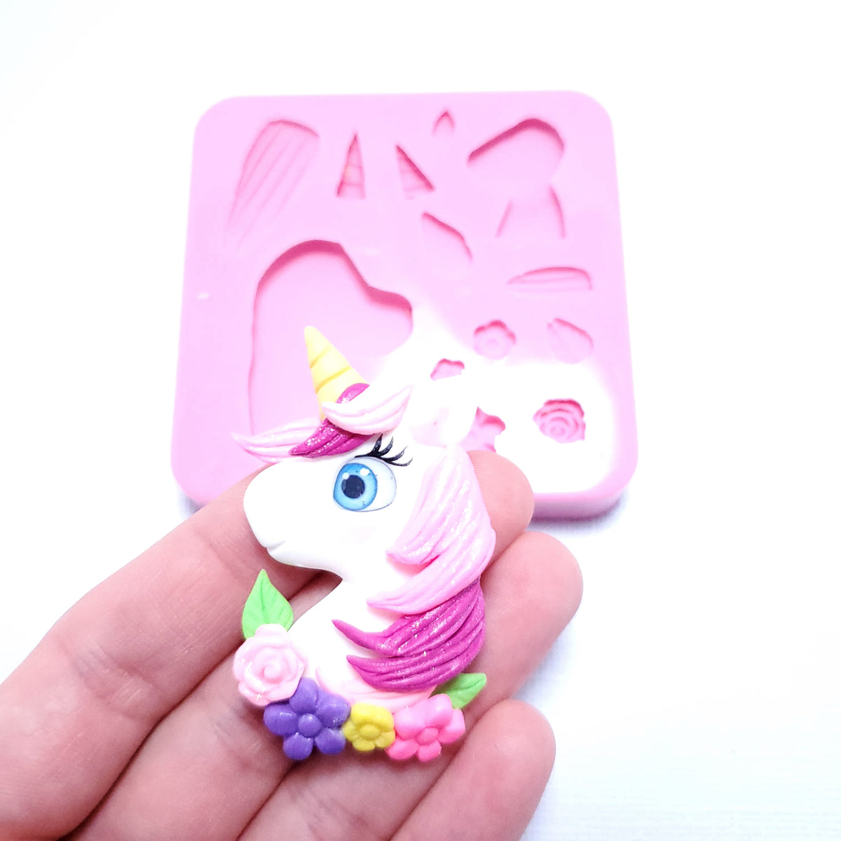 Epic Unicorn Mommy & Baby Multi-Project Silicone Mold for Crafts MS163