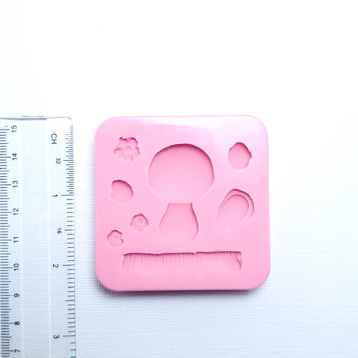 Easter Bunny on Grass Multi-Project Silicone Mold MS174 for Crafts & Baking