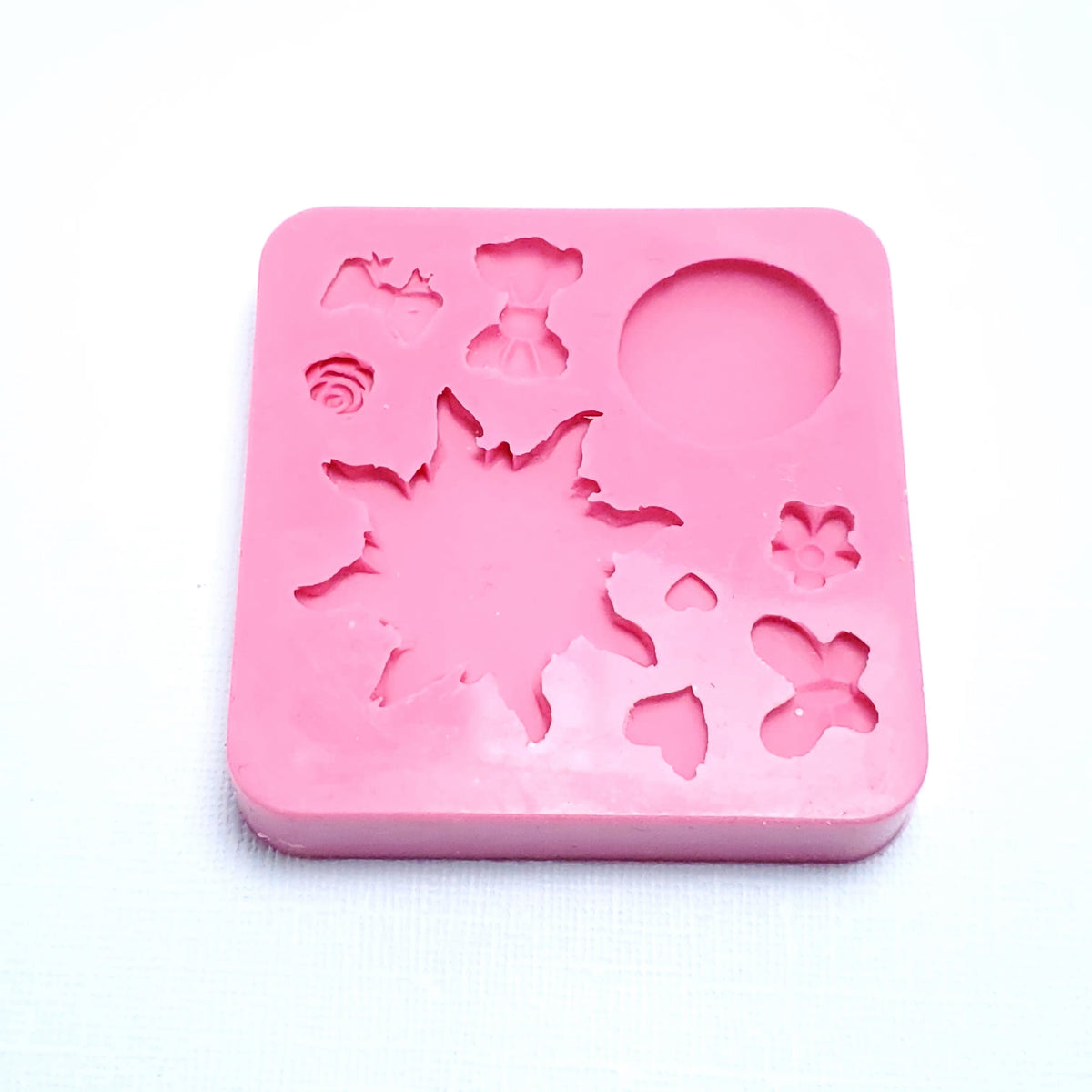 Cute Sun Spring Silicone Mold for Miniatures Crafts Multi-Project MS180